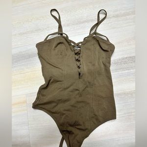 Express tank strap bodysuit